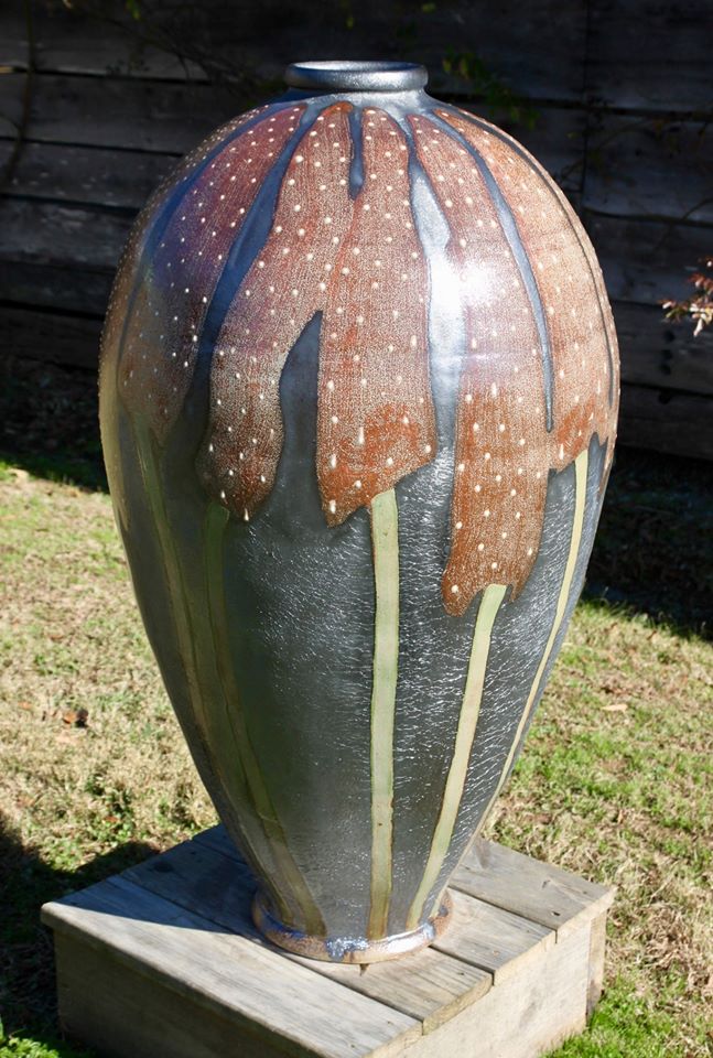 Mrs. Anson's Lupines Large Egg Vase